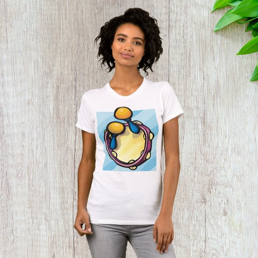 タンバリンとマラカスのTシャツ Tシャツ