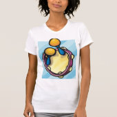 タンバリンとマラカスのTシャツ Tシャツ (正面)