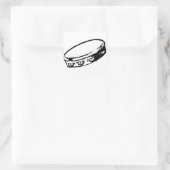 タンバリンステッカー スクエアシール (バッグ)