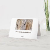 タンバーホースのグリーティングカード シーズンカード (裏面)