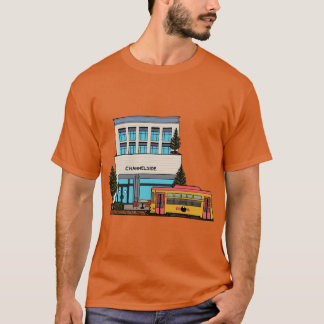 タンパのチャンネルサイドを走るトロリーバス Tシャツ