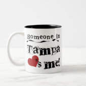 タンパの誰か ツートーンマグカップ (左)