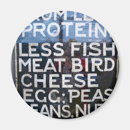 タンパク質の少ない情熱 マグネット (正面)