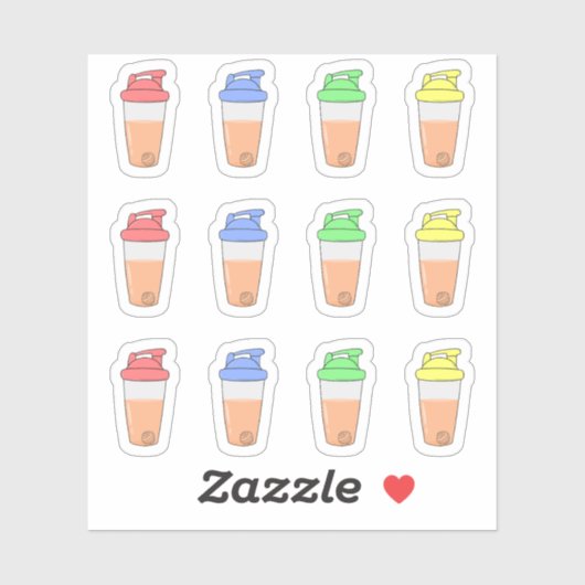 タンパク質シェーカー ジム ブジョー プランナー カレンダー シール (シート)