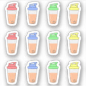 タンパク質シェーカー ジム ブジョー プランナー カレンダー シール (正面)