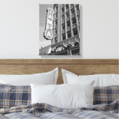 タンパシアターシアターブラック&ホワイト写真キャンバス キャンバスプリント (インサイチュ (寝室))