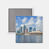 タンパダウンタウン,フロリダ マグネット (正面/裏面)