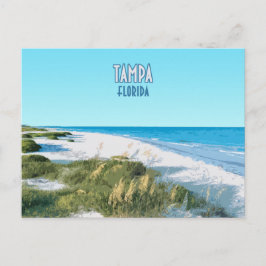 タンパビーチ フロリダ ヴィンテージ ポストカード