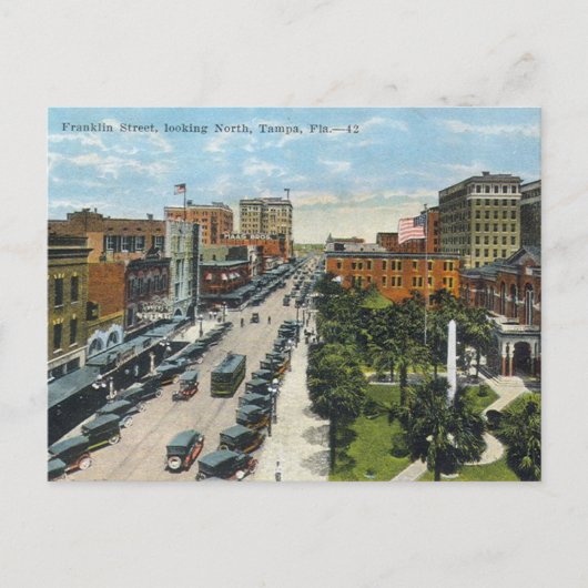タンパフランクリン通り ポストカード (正面)