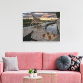 タンパフロリダのリバーウォーク キャンバスプリント (インサイチュ (リビング))