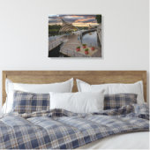 タンパフロリダのリバーウォーク キャンバスプリント (インサイチュ (寝室))