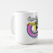タンパフロリダのレトロロゴを探索 コーヒーマグカップ (正面左)