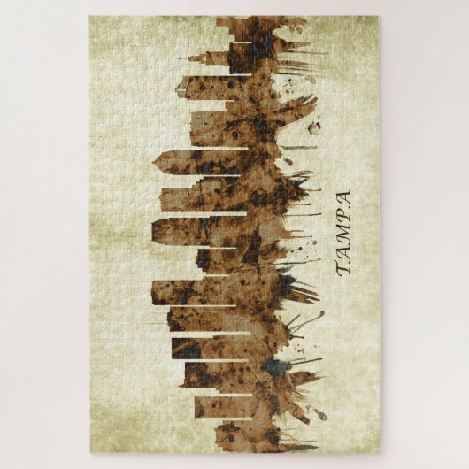 タンパフロリダシティスケープ ジグソーパズル (縦)