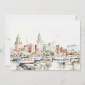 タンパフロリダスカイラインウォーターカラーリハーサルディナー 招待状 (裏面)