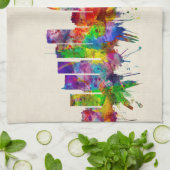 タンパフロリダスカイライン キッチンタオル (折り畳み)