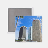 タンパフロリダスカイライン マグネット (正面/裏面)