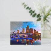 タンパフロリダレトロヴィンテージトラベル ポストカード (スタンド正面)