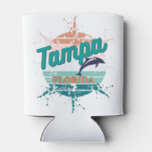 タンパフロリダレトロヴィンテージ爆発サンセット 缶クーラー (裏面)