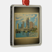 タンパフロリダヴィンテージトラベルオーナメント メタルオーナメント (右)