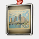 タンパフロリダヴィンテージトラベルオーナメント メタルオーナメント (左)