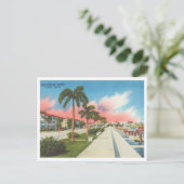 タンパフロリダヴィンテージベイショアドライブアンドマリーナ ポストカード (スタンド正面)