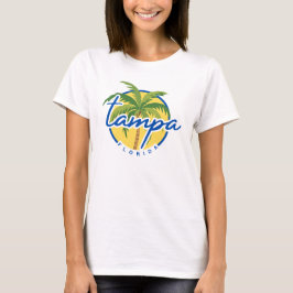 タンパフロリダ州ウィメンズTシャツ Tシャツ
