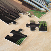 タンパフロリダ美しい旅行ポスター。 ジグソーパズル (側面)