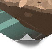 タンパフロリダ美しい旅行ポスター。 ポスター (角)