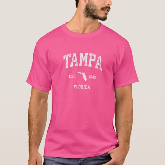 タンパフロリダFlヴィンテージスポーツ Tシャツ (正面)