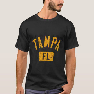 タンパフロルアーチ文字動揺してアンバープリント Tシャツ