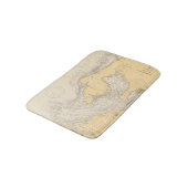 タンパベイフロリダのヴィンテージの航海のな地図 バスマット (アングル)