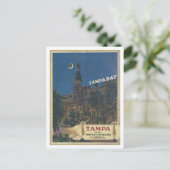 タンパベイフロリダウィンタープレイグラウンドヴィンテージ ポストカード (スタンド正面)