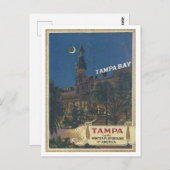 タンパベイフロリダウィンタープレイグラウンドヴィンテージ ポストカード (正面/裏面)