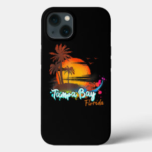 タンパベイフロリダビーチサマーバケーションパームツリーズ iPhone 13ケース