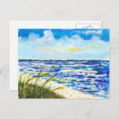 タンパベイフロリダビーチサンシャインスカイウェイブリッジ ポストカード (正面/裏面)