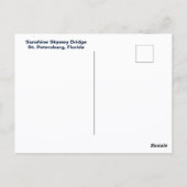 タンパベイ フロリダ サンシャイン スカイウェイ 写真 ポストカード (裏面)