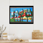 タンパヴィンテージポスターシティー・オブ・タンパ ポスター (キッチン)