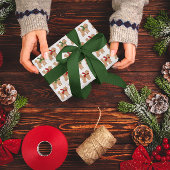 タンパーソナライズされたドードルドッ王室のグブルー ラッピングペーパー