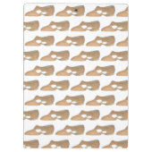 タンパーソナライズされたリリリカル靴ダンス先生ギフト クリップボード (裏面)