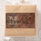 タンパーソナライズされたレザー出荷住所 シール (インサイチュ)