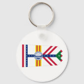 タンパ国旗、フロリダ州キーチェーン キーホルダー (裏面)