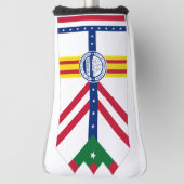 タンパ州旗、フロリダゴルフヘッドカバー ゴルフヘッドカバー (回転90)