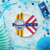 タンパ州旗、フロリダ紙プレート ペーパープレート (パーティー)