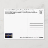 タンパ湾の上の月! ポストカード (裏面)