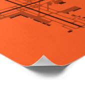 タンパ空港(TPA)図ポスター ポスター (角)