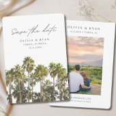 タンパ結婚のフロリダ日付の保存 招待状