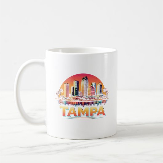 タンパ コーヒーマグカップ (左)