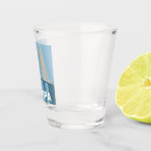 タンパ、フロリダのスカイウェイブリッジの写真 ショットグラス (右)