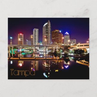 タンパ、フロリダのプラット通り橋。 ポストカード