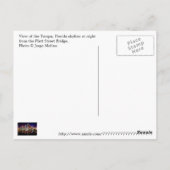 タンパ、フロリダのプラット通り橋。 ポストカード (裏面)